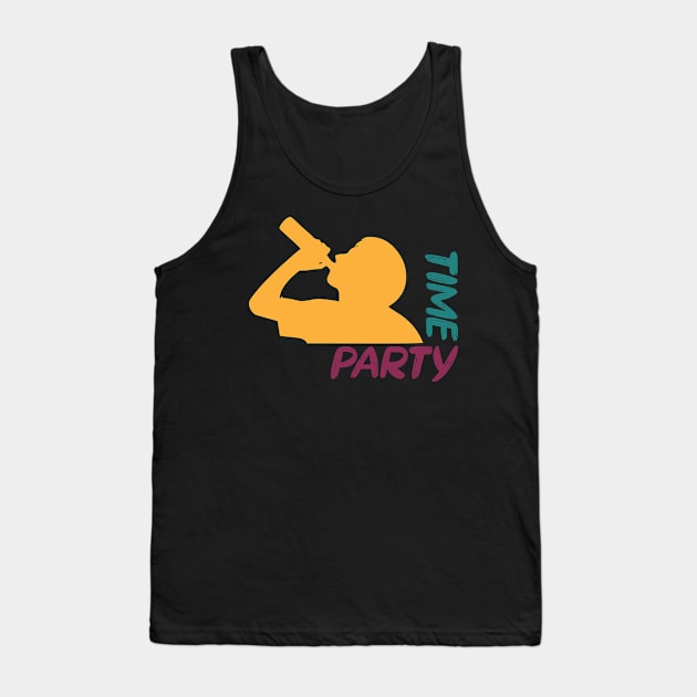 Party time Tank Top by Merchenland